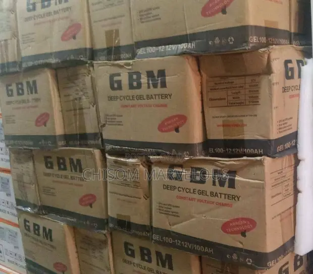 GBM 65ah 12v Deep Cycle Gel Baturi - 1