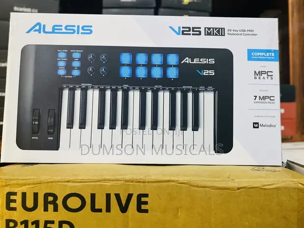 Alesis V25 MKII 25-Key USB-MIDI Keyboard Controller - 1