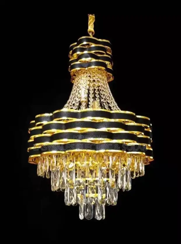 Luxury Crystal Stair Chandelier Lighting - 1