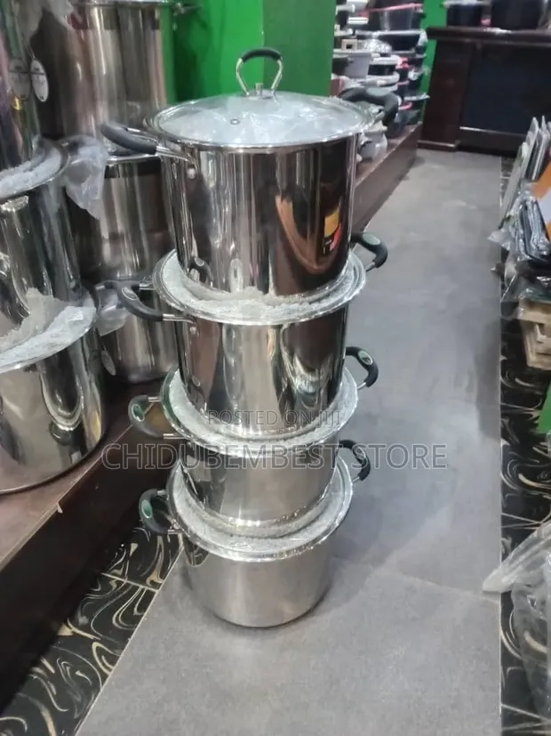 Stainless Steel 4-Tier Steamer Pot - 1