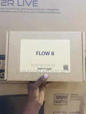 Behringer FLOW 8 8-Input Digital Mixer Tare da Bluetooth