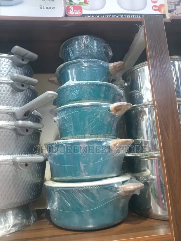 Sabon Cookware Set Mai Hana Fasa - Blue/Teal - 1
