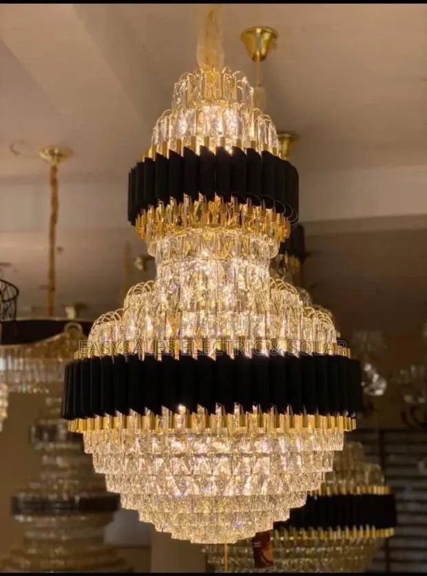 Babban Hasken Chandeli na Crystal na Sama - 1