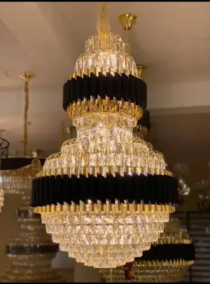 Babban Hasken Chandeli na Crystal na Sama