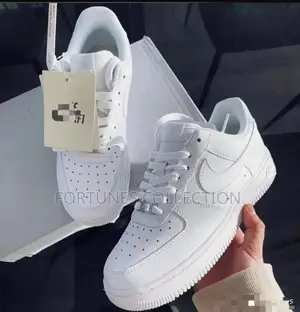 Nike Air Force 1 Low Triple White Casual Sneakers
