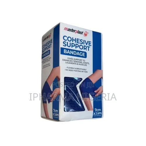 Masterplast Cohesive Support Bandage 7cm X 3.6m - Blue - 1