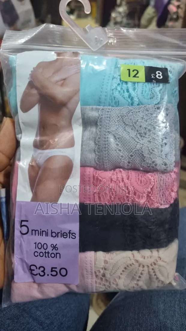 5-in-1 Ladies Mini Briefs Panty Set - 1