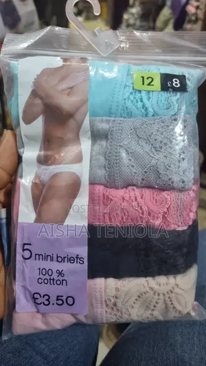 5-in-1 Ladies Mini Briefs Panty Set