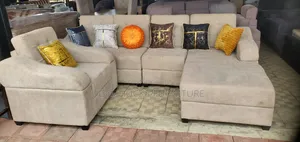 Quality Fabric L-Shape Sofas - Brand New