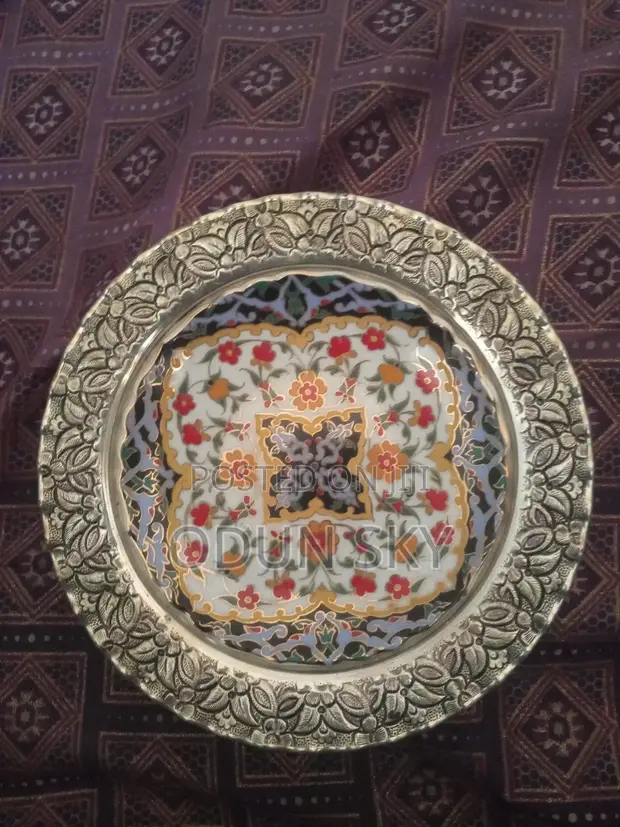 Tsohon Güral Porselen Turkish Display Plate - 1