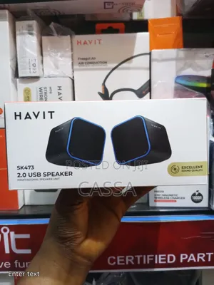 HAVIT SK473 2.0 USB Masu Magana - Sabon Abu