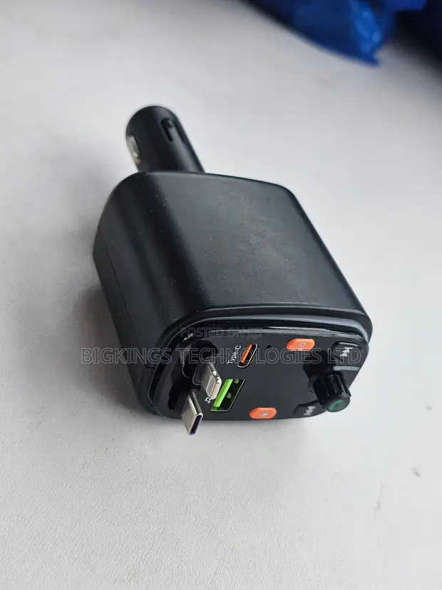 CAR-Y5/Y10 120W Bluetooth Car FM Transmitter & Fast Charger - 1