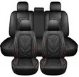Car Seat Cover - Black with Red Trim - 2