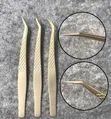 High-Precision Stainless Steel Eyelash Extension Tweezers - 4