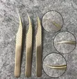 High-Precision Stainless Steel Eyelash Extension Tweezers - 5