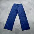 Zara Fitted Baggy Corduroy Pants - Blue, Size M - 1