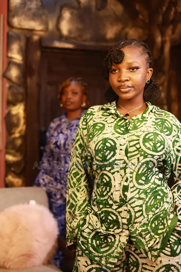 Beautiful 2 Piece Adire Design - 1
