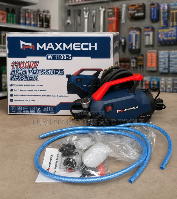 Maxmech 1100W High Pressure Washer PW 1100-5 - 1