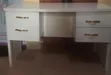 4 Ft Study/Office Desk tare da Drawers - White - 2