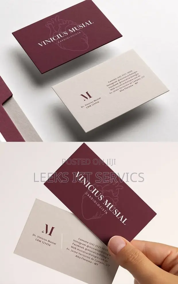 Custom Business Cards - 100 pcs - 1
