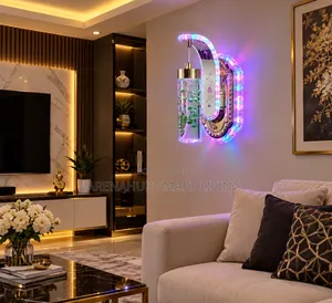 Trendy Acrylic Floral Wall Lamp Sconce - Brand New