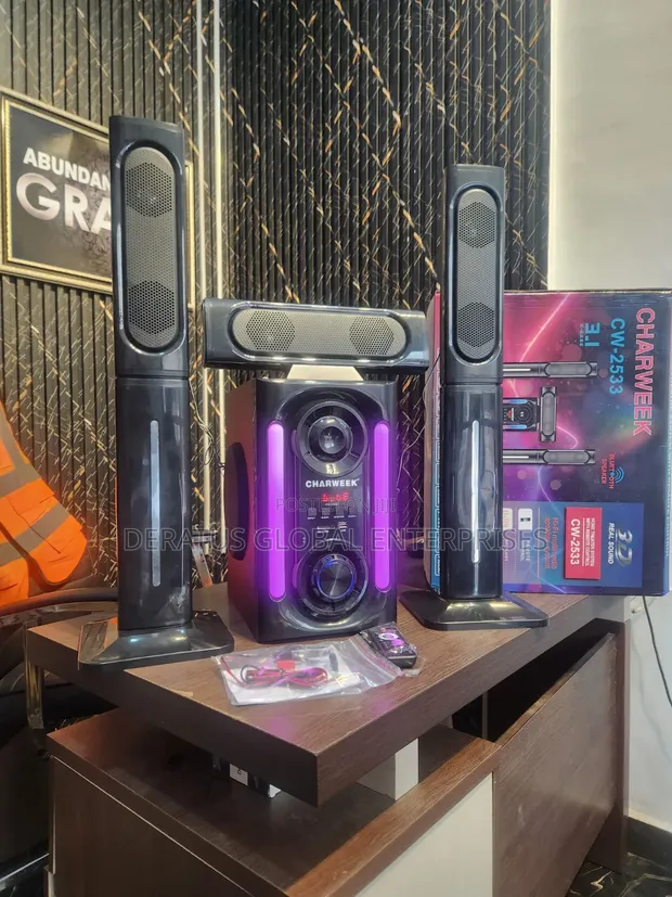 Charweek CW-2533 Mai Ƙarfin Bass Bluetooth Speaker System - 1