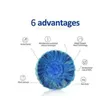 Toilet Blue Cleaner - Anti-Bacterial 10-in-1 Tablets - 3