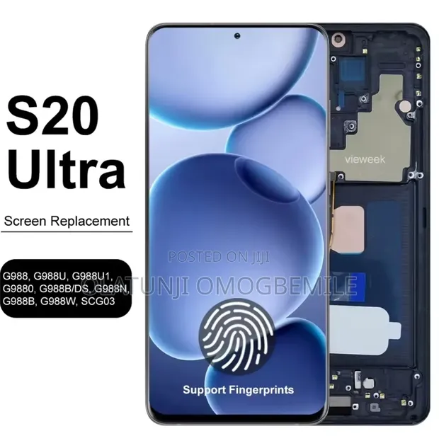 Samsung S20 Ultra Super AMOLED Screen Assembly Replacement - 1