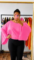 Luxury Multi-Color Off-Shoulder Crop Top - 4