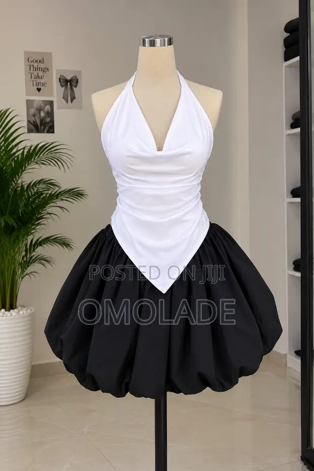 Aj Draped Halter Neck 2 Piece - 1