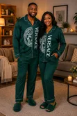 Designer Unisex Lounge Wear - Luxury Couple Pyjamas - 1