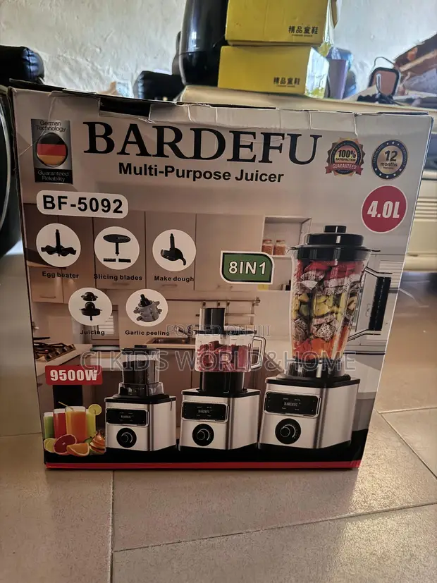 Bardefu 5092 8-in-1 Blender | 4L | 9500W | Pure Copper Motor - 1