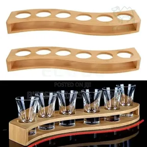 Tequila Rack Mai Rawa 6 Tare da Gilashin