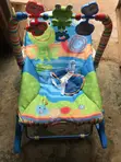 Infant Toddler Baby Rocker - Blue - 3