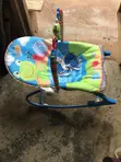 Infant Toddler Baby Rocker - Blue - 4