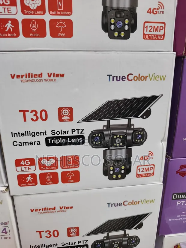 T30 Mai Hasken Rana Kamara Mai Hankali - 12MP Ultra HD - 1