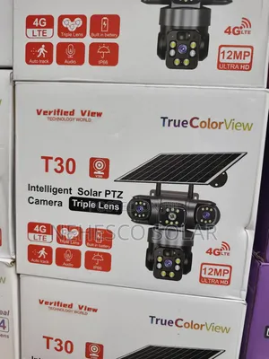 12MP Triple Lens 4G LTE Solar PTZ Camera