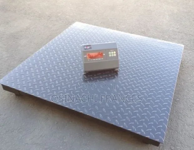 6000kg Digital Floor Scale 6 Ton x 1.2m - 1