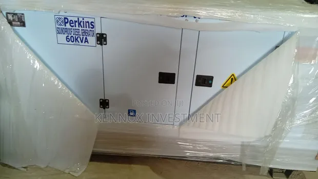 Quality 60kVA Perkins Soundproof Diesel Generator - 1