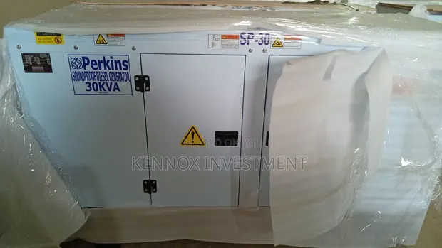 Quality 30kVA Perkins Soundproof Diesel Generator - 1