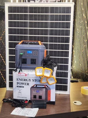 500W Solar Generator with 100W Panel & 4 Bulbs