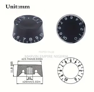 4pcs Baki Speed Volume Tone Knob don Les Paul Guitar