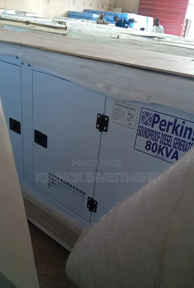 80kVA Perkins Soundproof Diesel Generator - 1