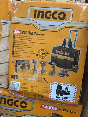 INGCO 20V Cordless Industrial Combo Kit
