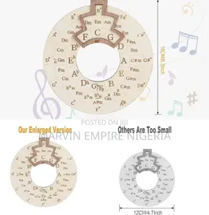 Circle of Fifths Melody Chord Wheel - 6.3-Inch
