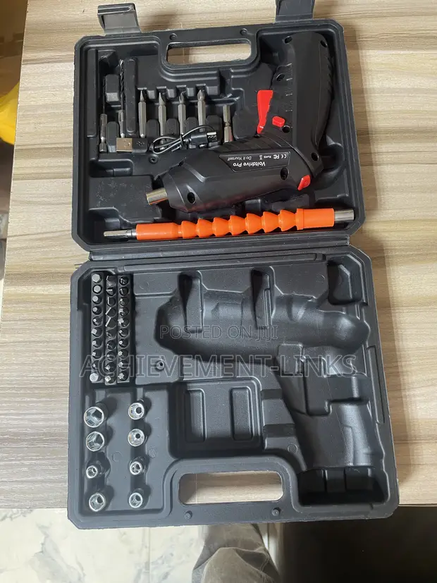 Mini Electric Rechargeable Screwdriver with 47 Accessories - 1