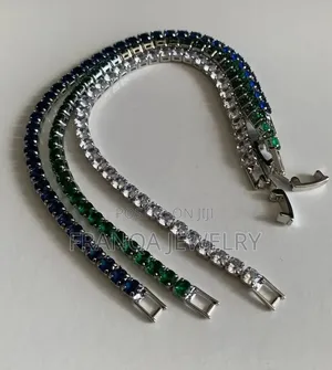 3mm Iced Out CZ Zirconia Hand Chain Bracelet