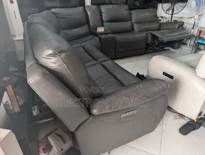 American Made 5-6 Seater Electric Recliner Sofa with Charging Port