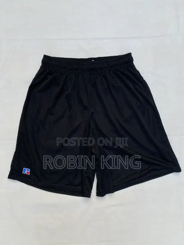 Russell Athletic Men's Gym Mesh Shorts - Large (Black) - 1