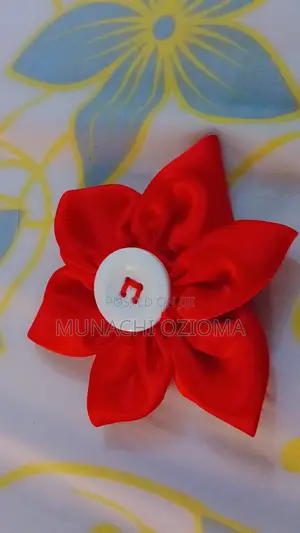 Handmade Satin Flower Brooch